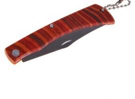 Нож складной неавтоматический, рукоять под дерево