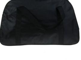 Сумка дорожная Отдых, 1 отдел, 1 наружный карман, чёрный/розовый