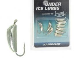 Мормышка Банан с ушком Ф3 серебро