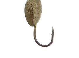 Мормышка вольфрам Пирс Капля 1.1г блистер, цвет золото