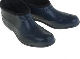 Галоши синие утепленные, сукно, р. 42