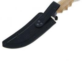 Нож Клык-1 г. Кизляр с мельхировыми гардами, рукоять-дерево, сталь 65Х13