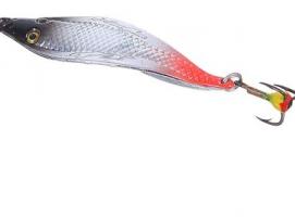 Блесна зимняя Aqua Кобра, вес 17 гр, цвет серебро