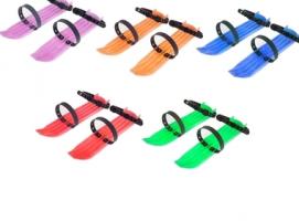 Мини-лыжи малые 2 ремня, цвета МИКС