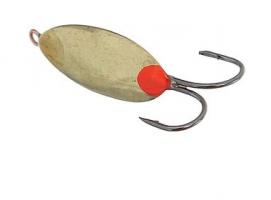 Блесна зимняя Пирс Суперкаст, вес 1.8г латунь с двойником