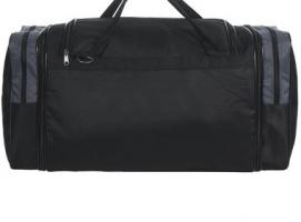 Сумка спортивная на молнии Каскад, 3 отдела, 1 наружный карман, серая