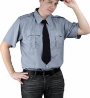 Рубашка Охрана кор. рукав серая