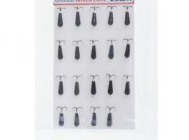 Набор свинцовых мормышек Пирс №16 Чёртик Ч