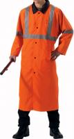 Реверсивный оранжевый плащ 