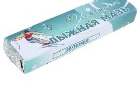 Мазь лыжная, зеленая (t°С -6 -12°C), масса 40 г