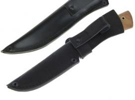 Нож нескладной Турист 3 СТ-3, г.Павлово, сталь 65Х13, рукоять-орех