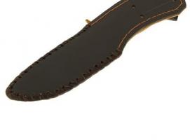 Нож нескладной Сокол, кованная сталь Х12МФ, рукоять-береста