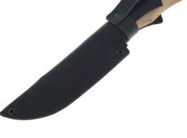 Нож нескладной Альнинист СТ-12, г.Павлово, сталь 65Х13, рукоять-орех