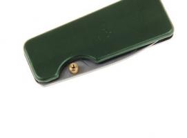 Нож складной неавтоматический с фиксатором, рукоять матовая, цвета МИКС