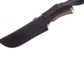 Нож нескладной Турист-4 СТ-4, г.Павлово, сталь 65Х13, рукоять-орех