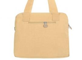 Сумка спортивная на молнии Жатка, 1 отдел, 6 наружных карманов, длинный ремень, бежевая