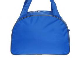 Сумка женская на молнии, 1 отдел, синяя