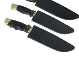 Нож Беркут-2 г. Кизляр с мельхировыми гардами, рукоять-дерево, сталь Х12МФ