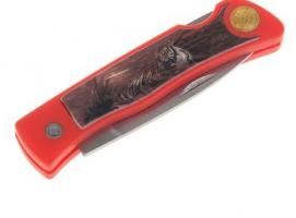 Нож складной неавтоматический с фиксатором Тигр, 15 см микс