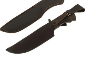 Нож нескладной Близнец, кованная  сталь 95х18, рукоять-венге, литье
