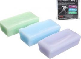 Парафин RAY П-62 0-25°C комбинированная туристическая смазка скольжения П3+П4+П5 (60г)