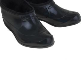 Галоши черные утепленные, мех, р. 36