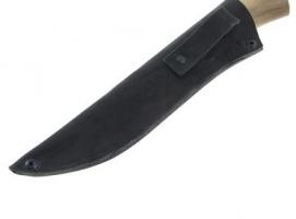 Нож нескладной Акула СА-1, г.Павлово, сталь 65Х13, рукоять-орех