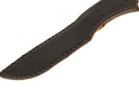 Нож нескладной Галеон, кованная сталь 95х18, рукоять-венге, литье, гравировка